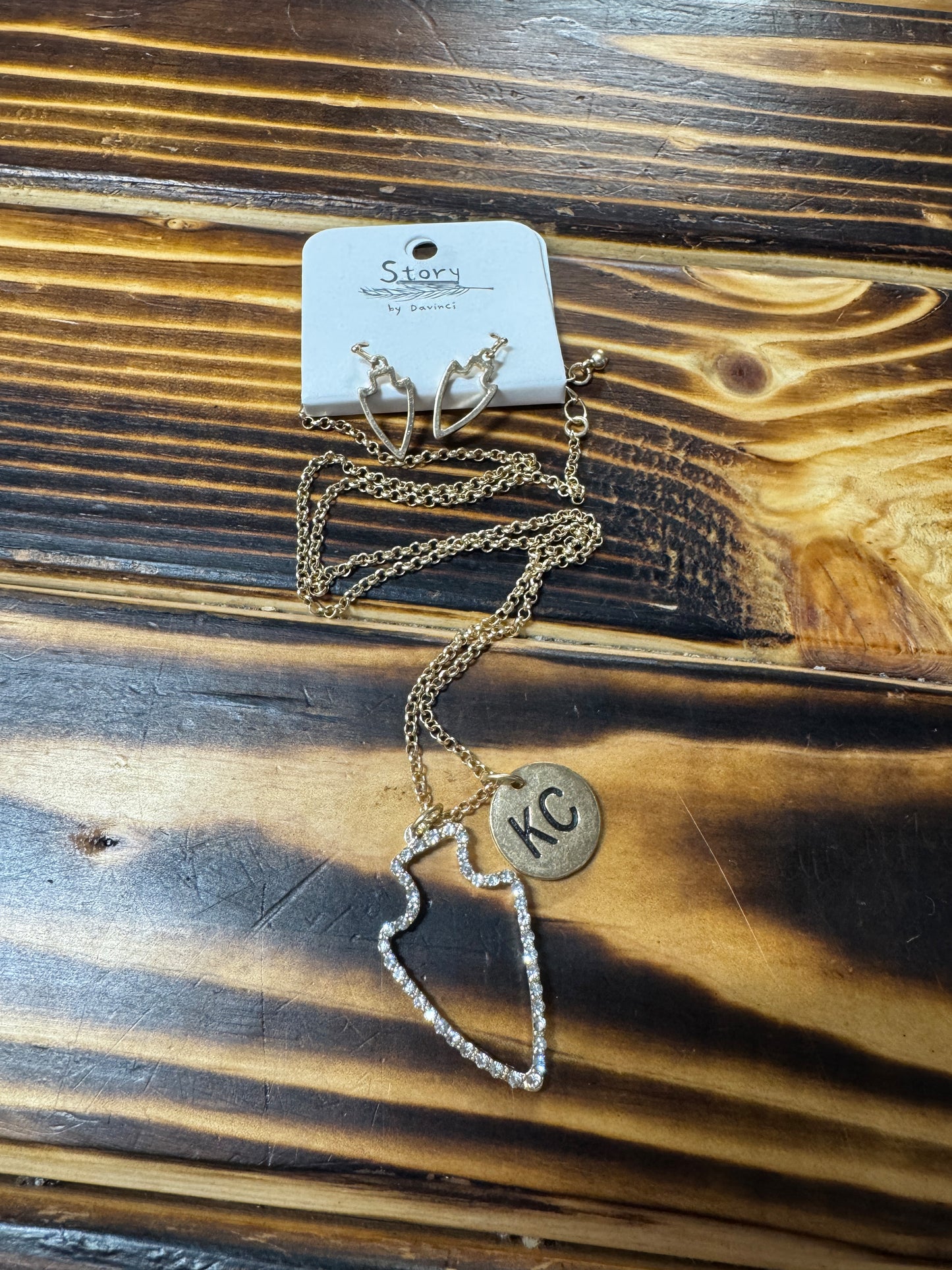 Bling Kings Necklace & Earring Set | Hypoallergenic Sparkle Jewelry Duo