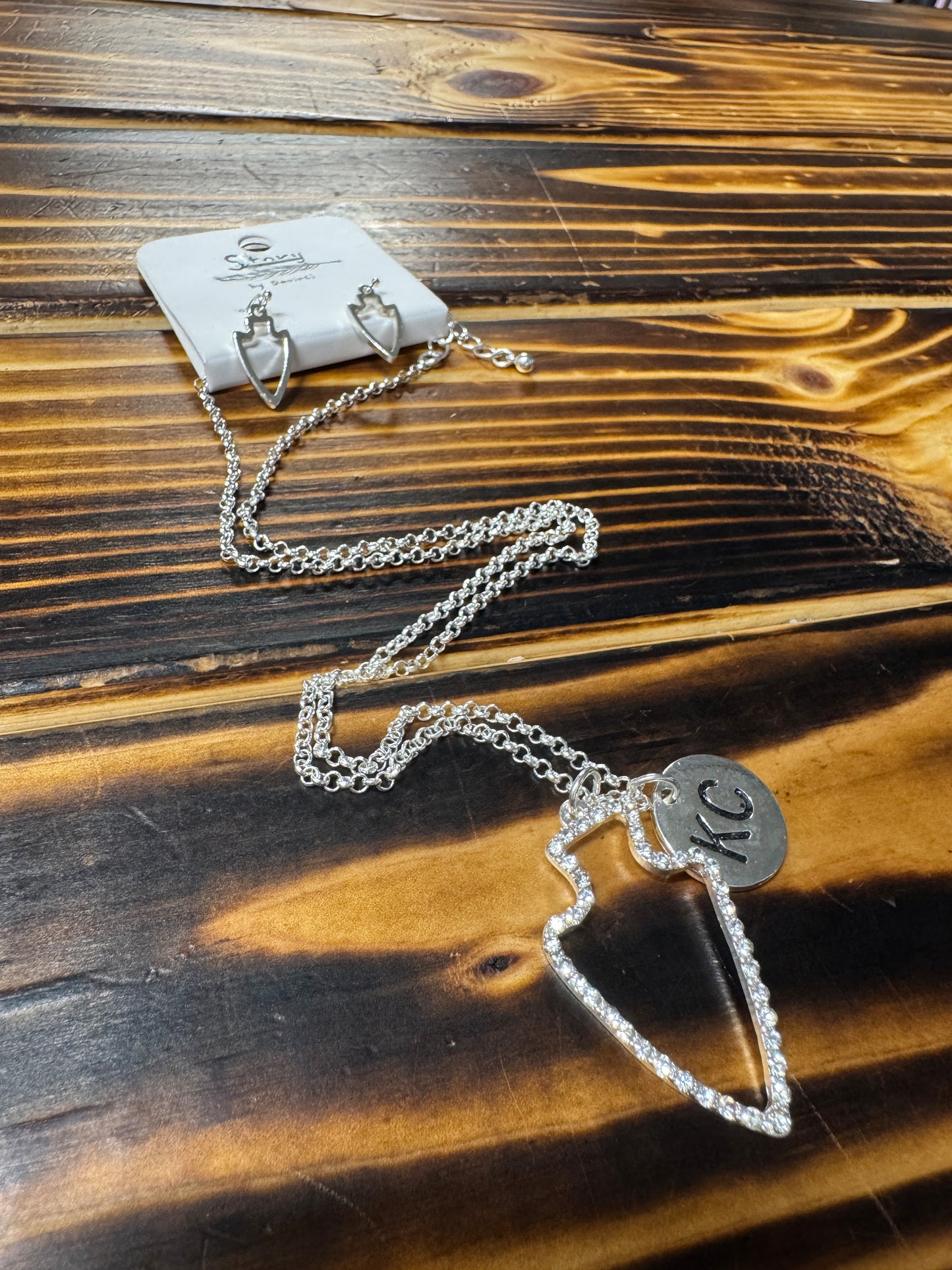 Bling Kings Necklace & Earring Set | Hypoallergenic Sparkle Jewelry Duo