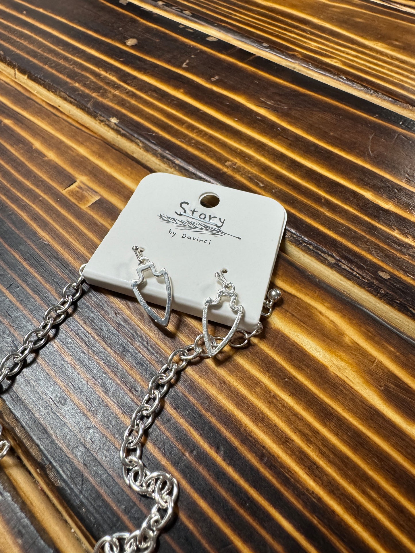 Very Charmy KC Football Necklace & Earring Set-Hypoallergenic