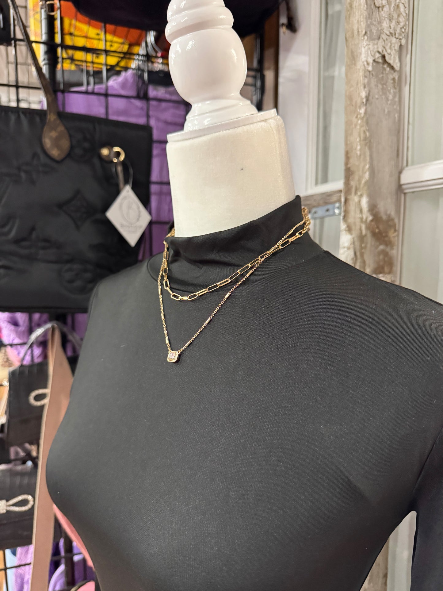 Dainty Layered Gem Necklace – Sparkle Stack for Ultimate Everyday Elegance 💎