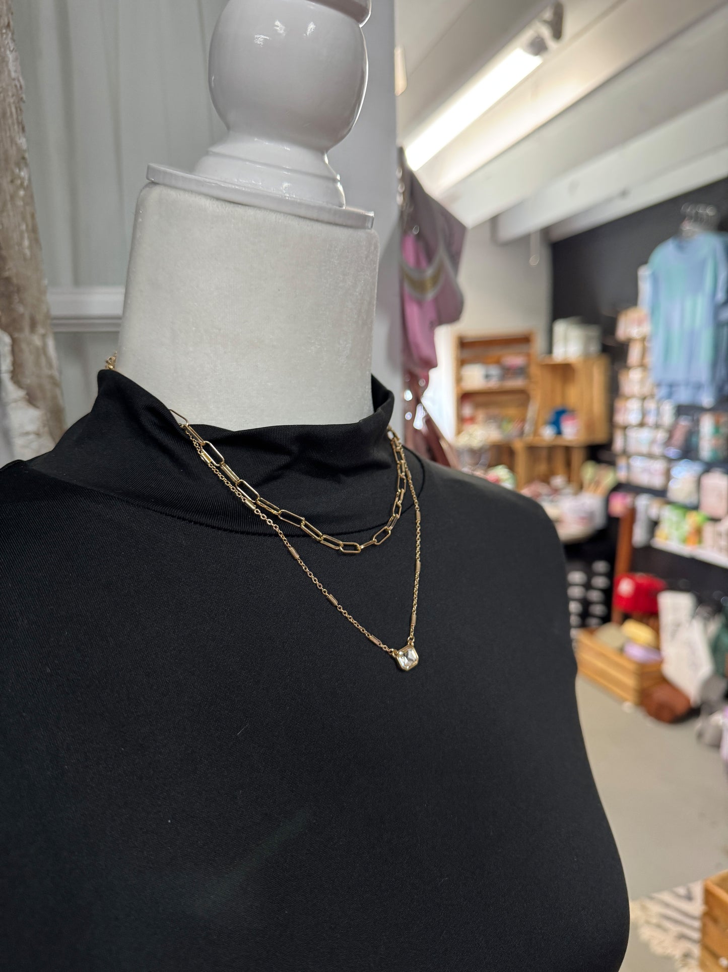 Dainty Layered Gem Necklace – Sparkle Stack for Ultimate Everyday Elegance 💎