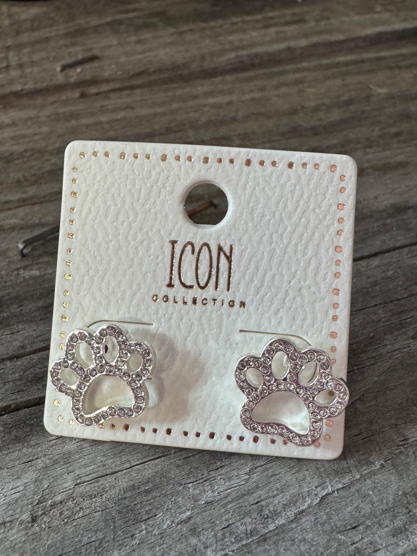 Paws & Love Necklace or Earrings - Gold and Silver