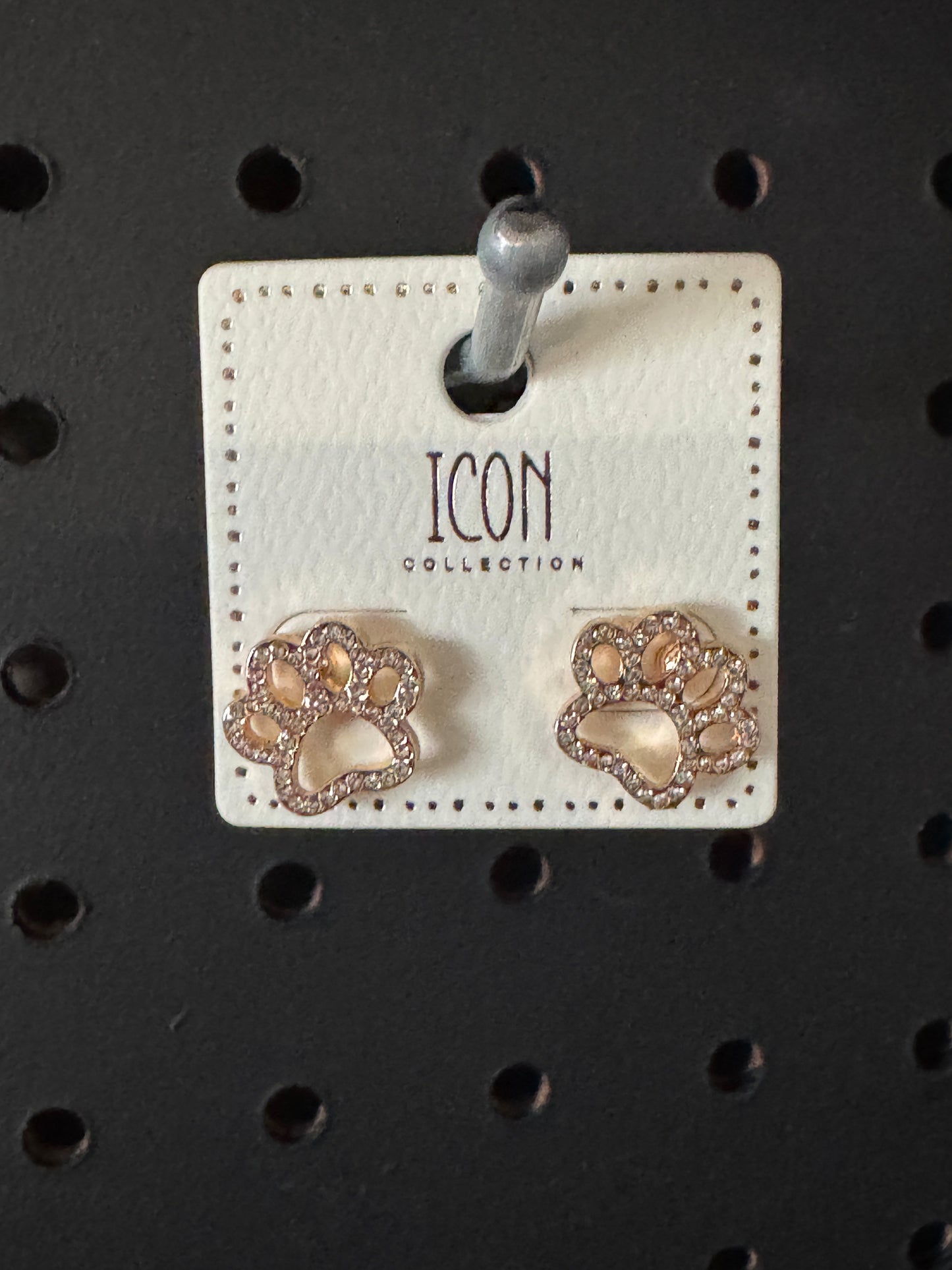 Paws & Love Necklace or Earrings - Gold and Silver