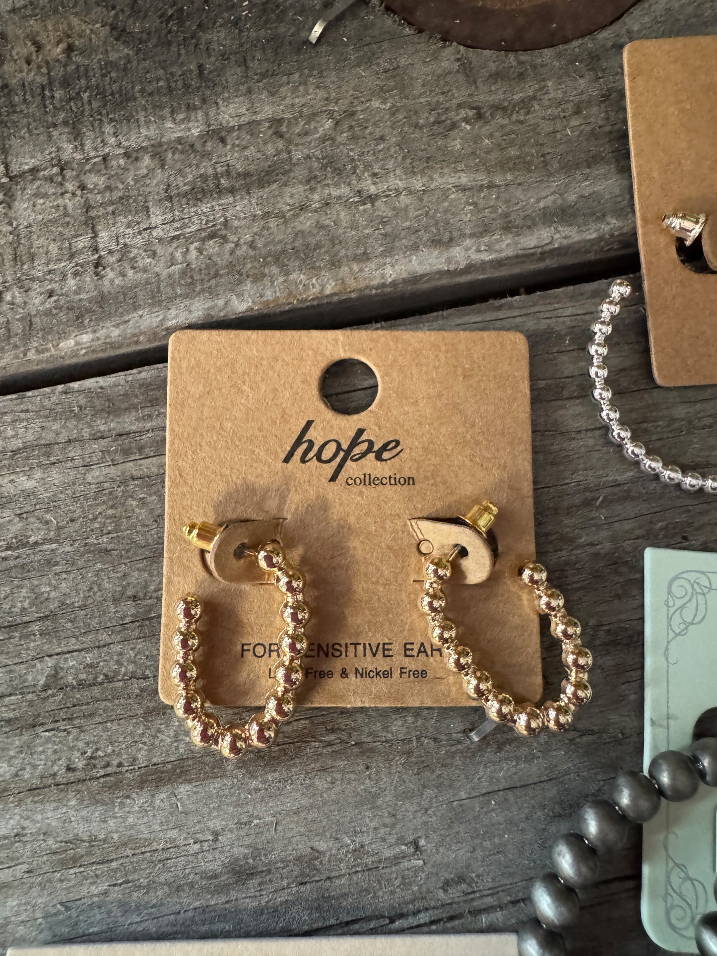 Golden Glow & Silver Shine Beaded Earrings