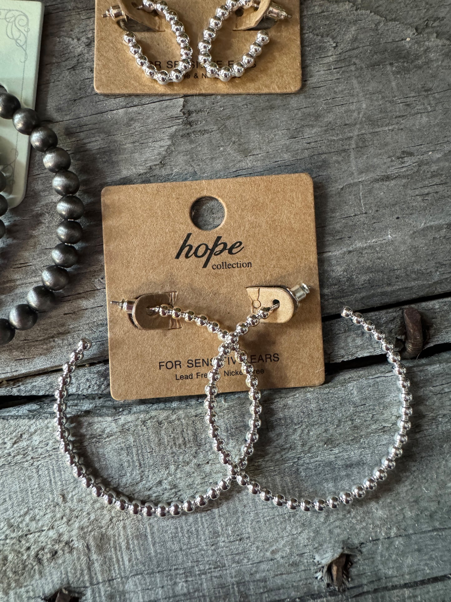 Golden Glow & Silver Shine Beaded Earrings