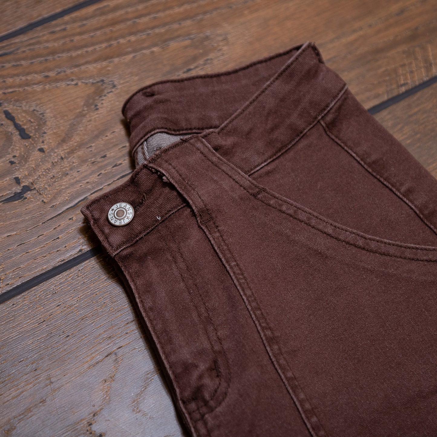 Chocolate Street Wide Leg Pocket Jeans
