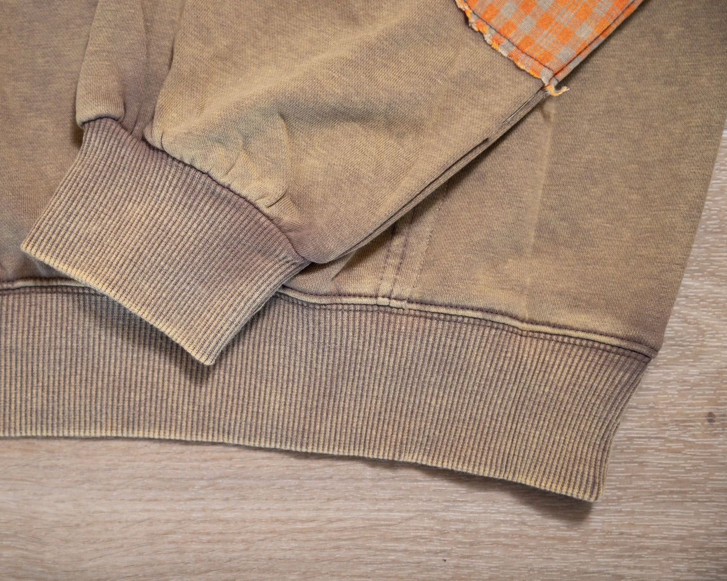 Heart Patch Washed Terry Pullover – Easel Oversized Cozy Sweatshirt