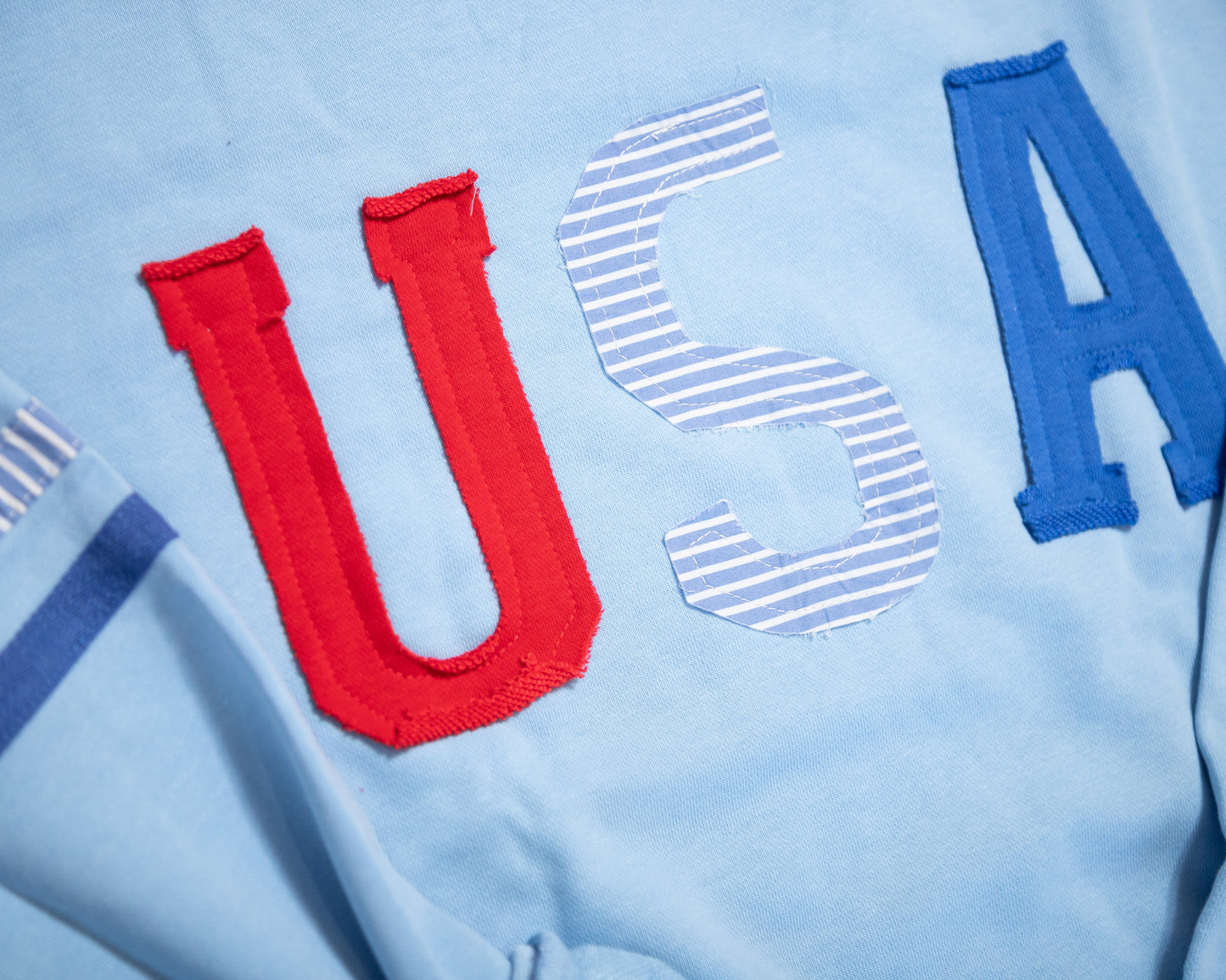 USA Patch Front Soft Washed Pullover β Easel Cozy Oversized Sweatshirt
