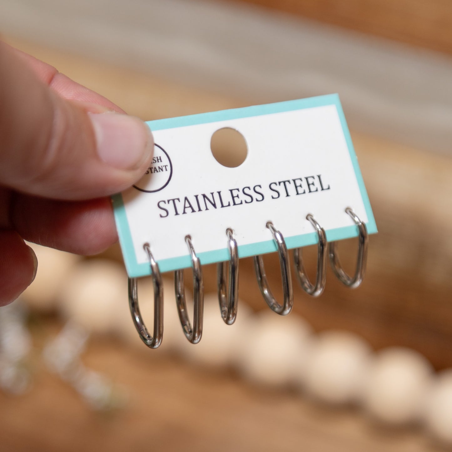 Everyday Stainless Steel Hoop Earring Set | Gold or Silver Tarnish-Resistant Hoop Set
