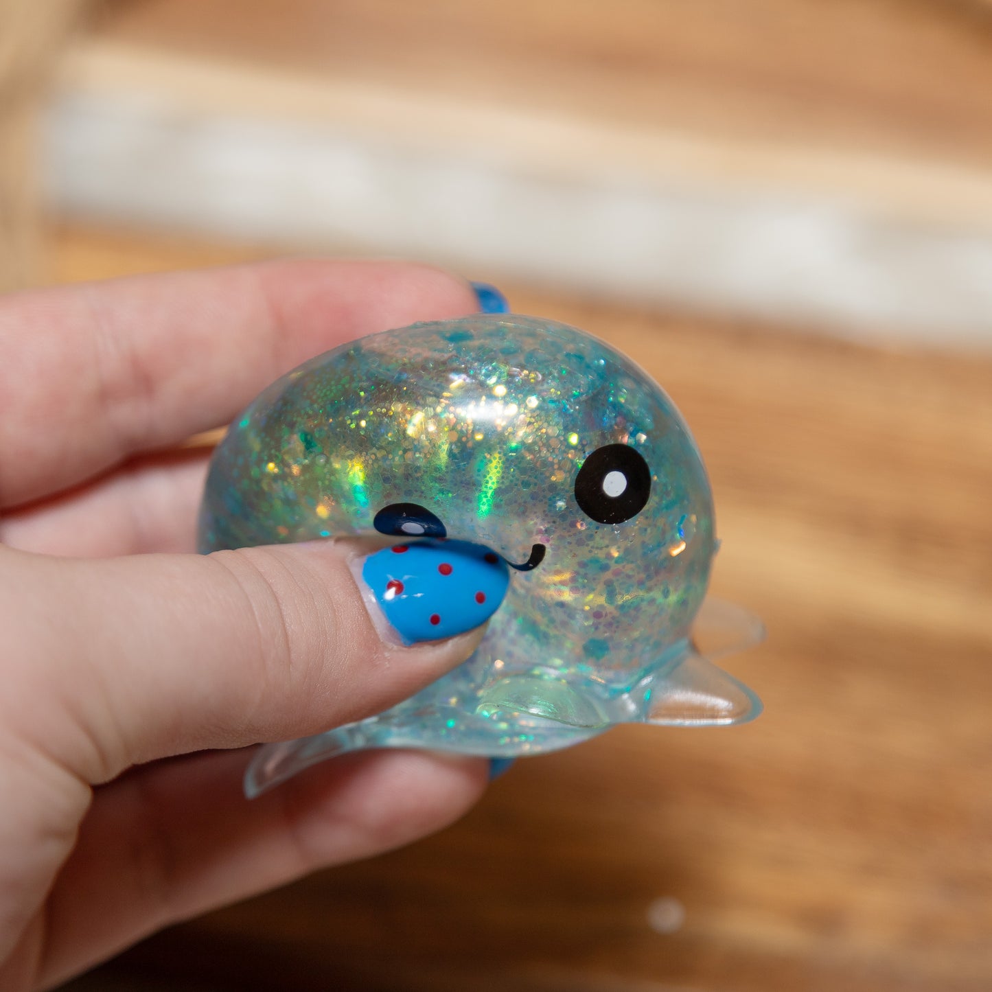 Assorted Glitter Octopus Squishy Toy | Cute Mini Sensory Fidget Toy