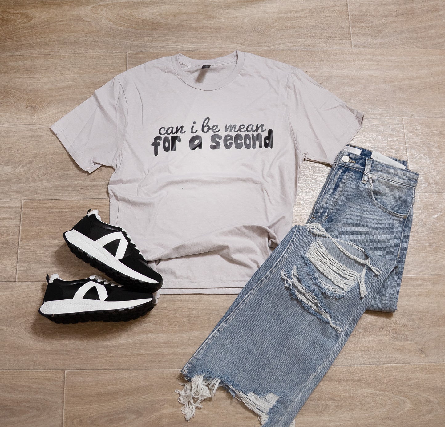 Can I Be Mean For a Second Graphic Tee – Sassy Statement Shirt
