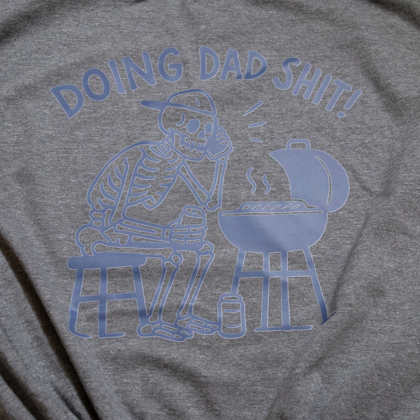 Doing Dad Sh*t Graphic Tee – Funny Skeleton BBQ Shirt for Fathers