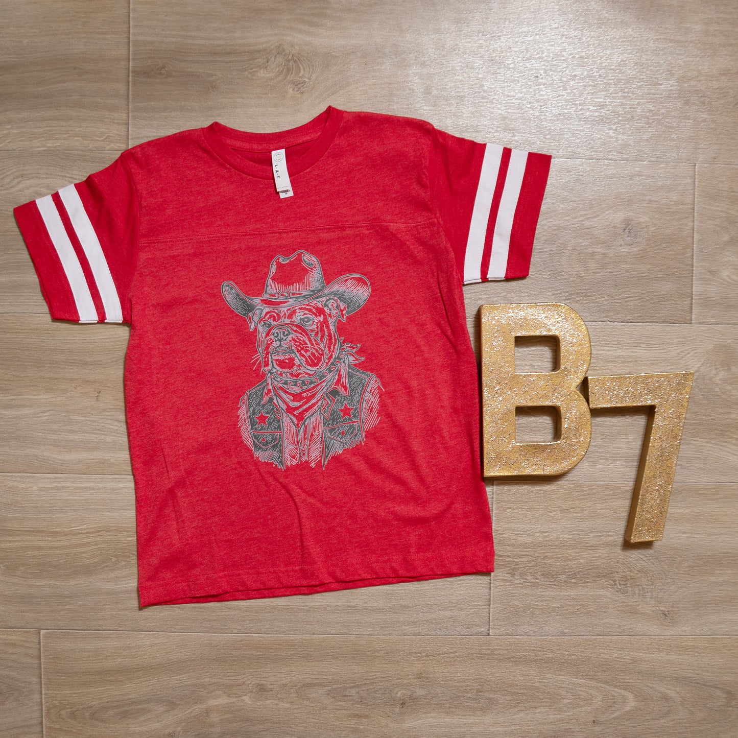 Cowboy Bulldog Graphic Tee β Western Dog Lover T-Shirt