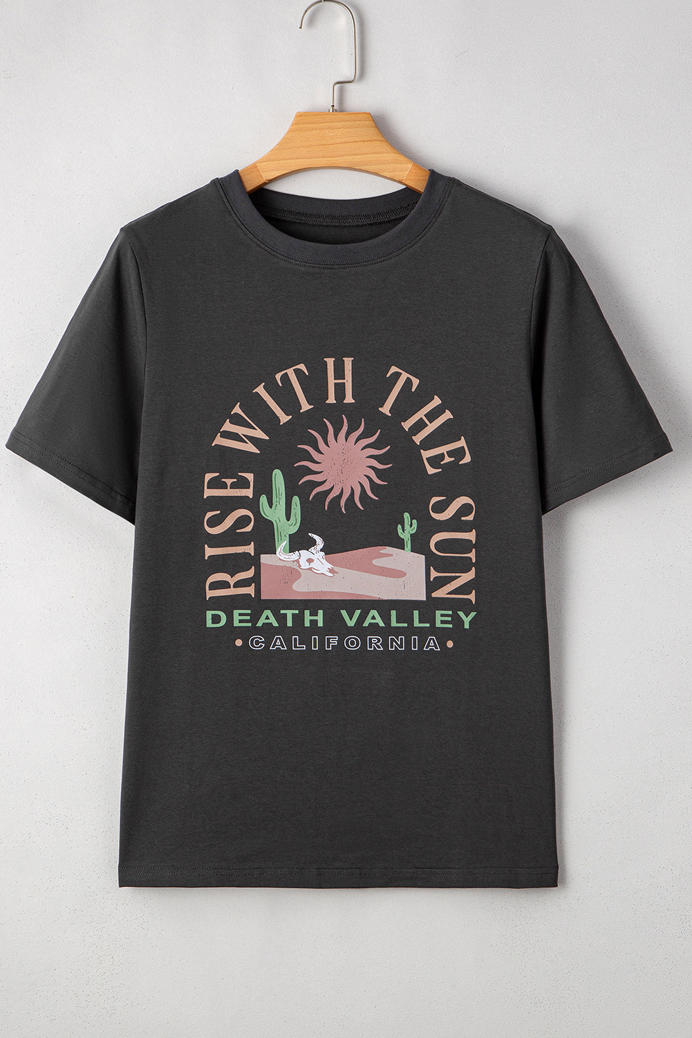 Rise With The Sun Western Tee – Bold Sunrise Graphic & Cowboy‑Core Vibe