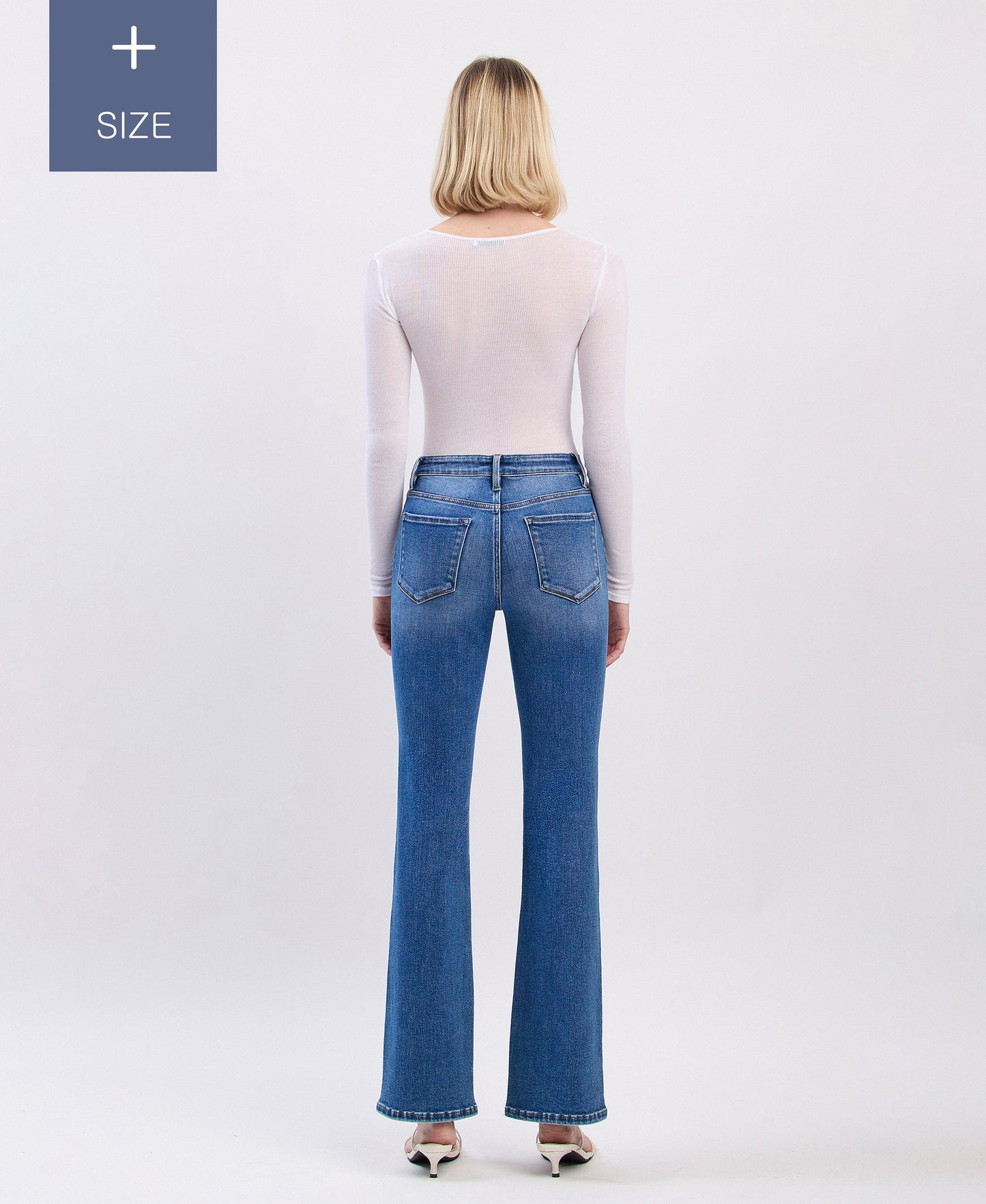 LoverVET High Rise Tummy Control Bootcut Jeans – Smooth, Flirty & Flared