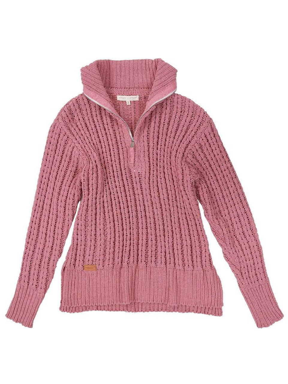 Simply Souther Soft Pullover Sweater 1/4 Zip