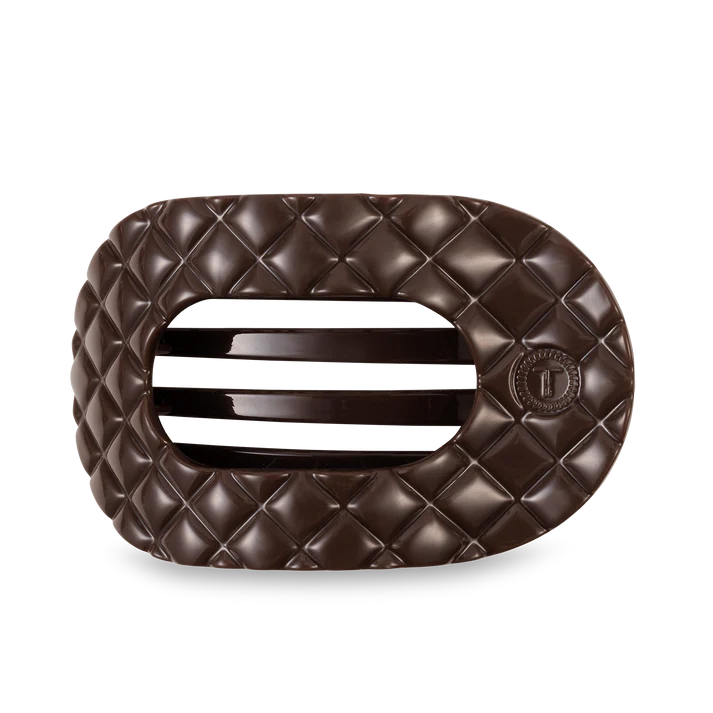 Large Flat Round Teleties Clip