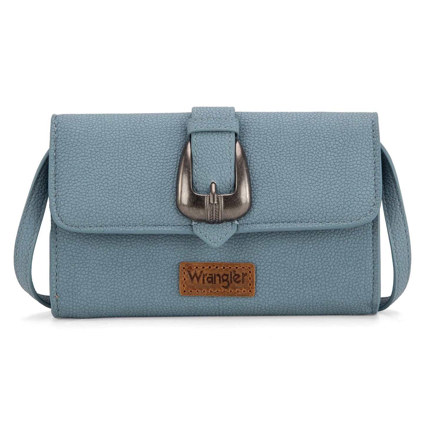 Wrangler Buckle Convertible Wallet – Crossbody, Shoulder, Wristlet