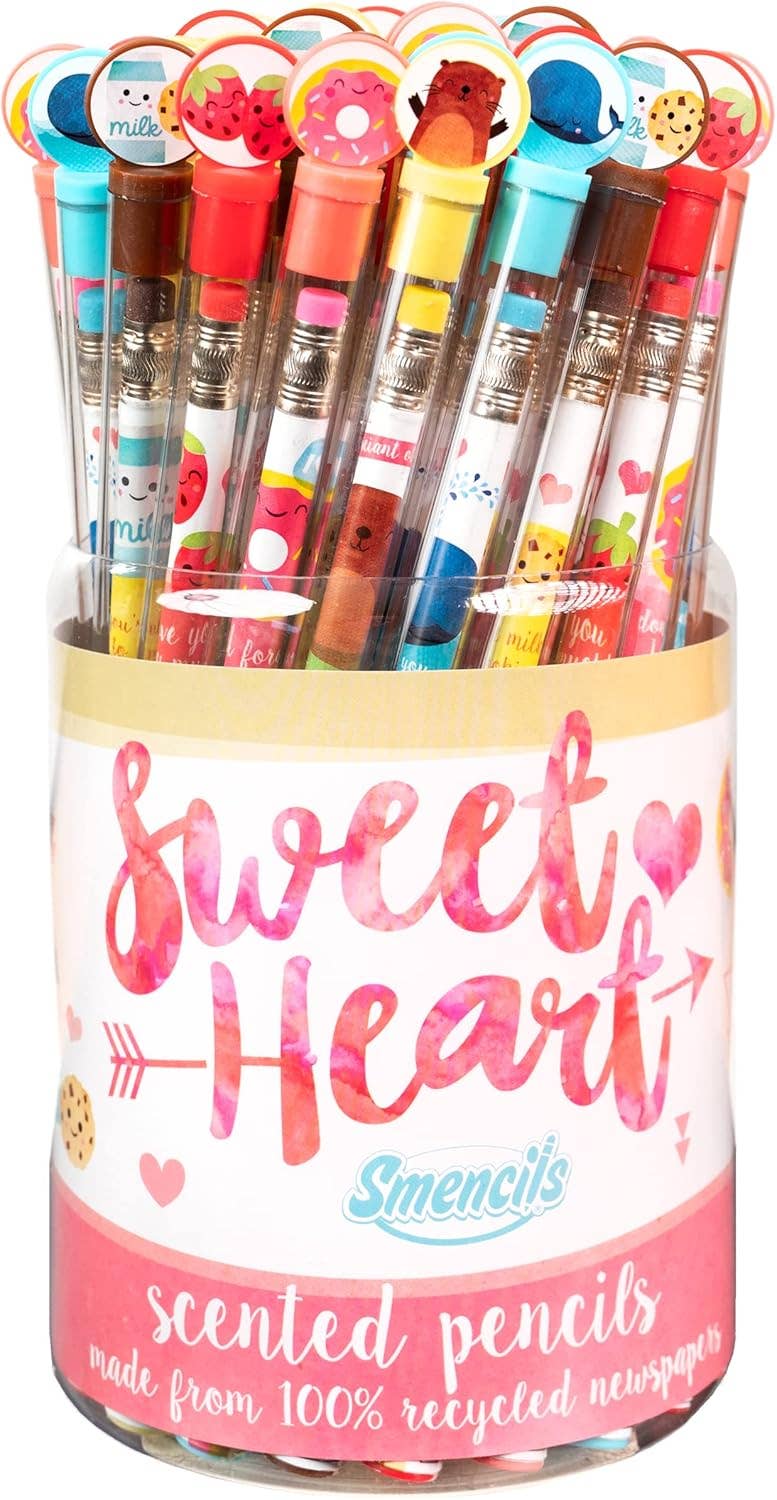 Sweetheart Smencils® Gourmet Scented HB #2 Pencils in Collectible Tubes
