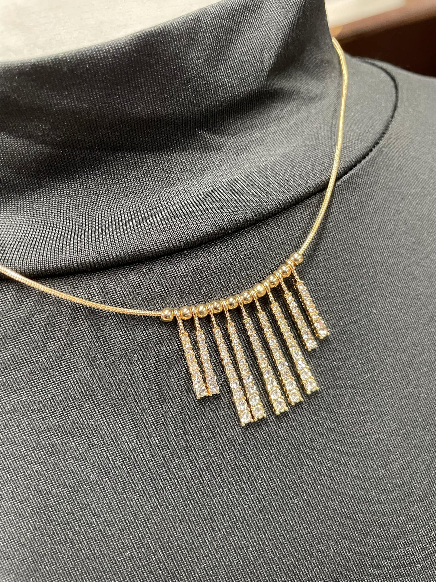 Celestial Radiance Necklace and Earring Set – Gold & Silver