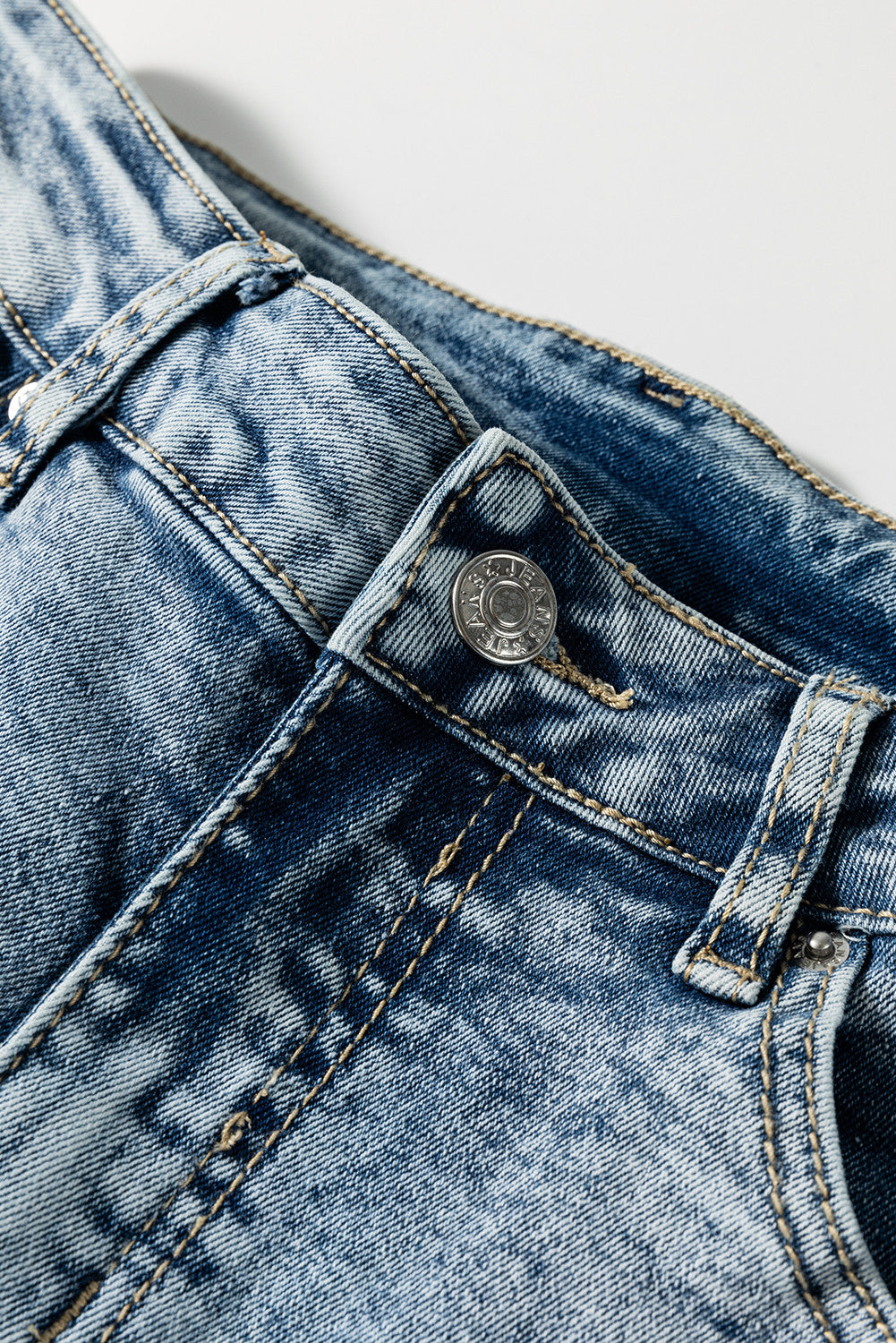 Myosotis High Rise Wide Cuff Jeans