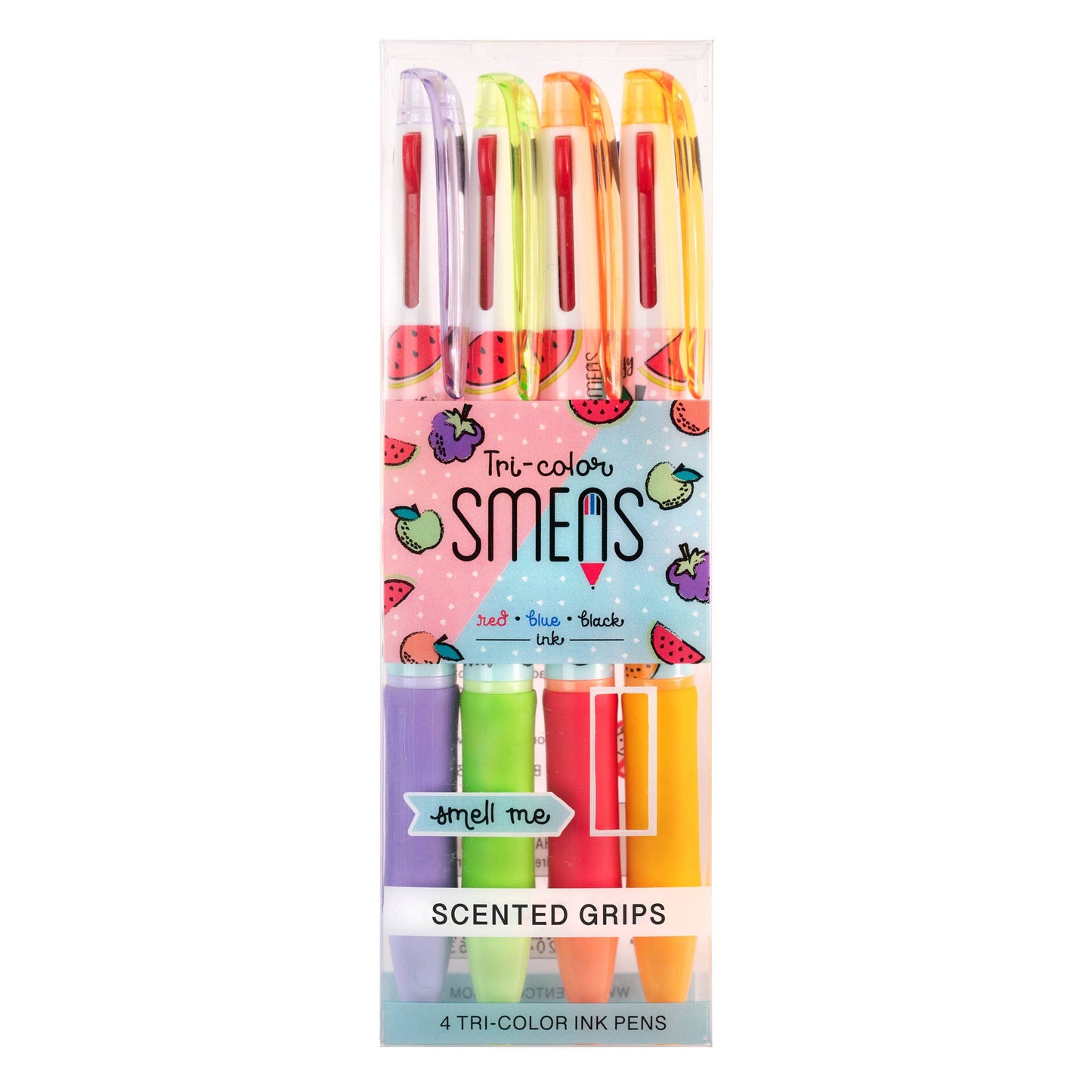 Tri-color Smens - Scented Pens - 4 Count