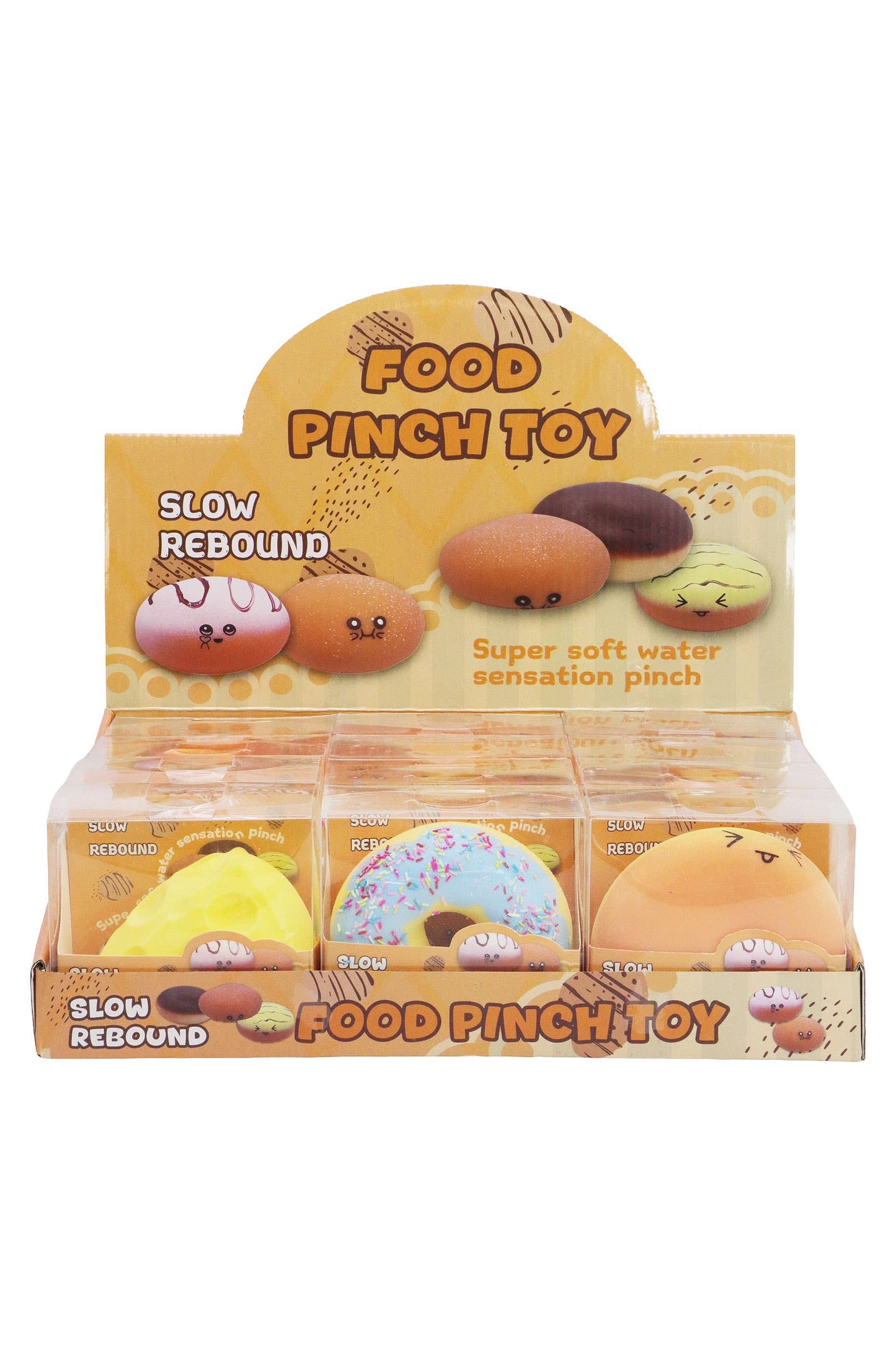 Jumbo Foodie Fluffy Slime Filled Squishy Toy