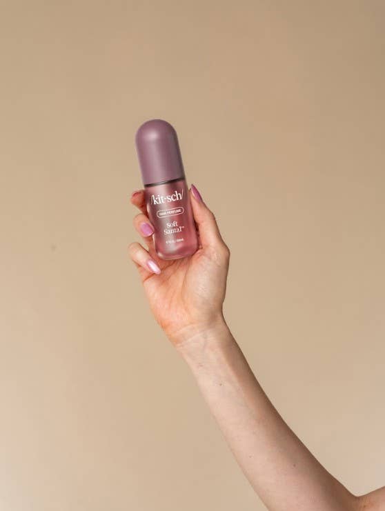 Kitsch Soft Santal Hair & Body Perfume Mist | Vanilla Almond & Cherry Blossom Deodorizing Fragrance Spray