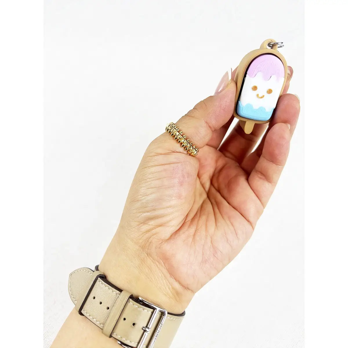 Popsicle Clicker Keychain | Cute Ice Cream Fidget Keychain
