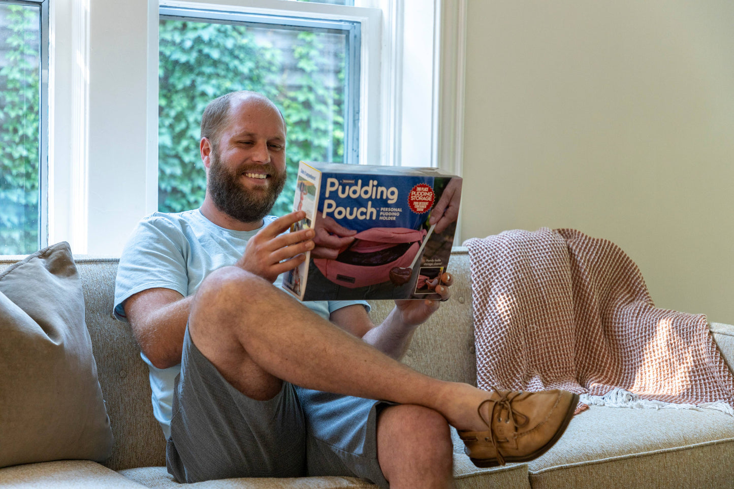 Pudding Pouch Prank Gift Box — Funny Empty Gag Box for Real Gifts