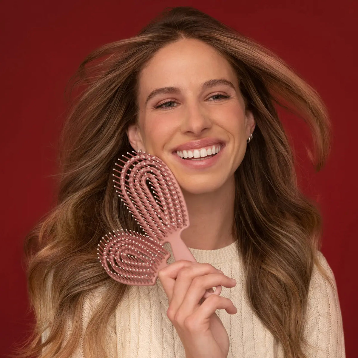 Kitsch Detangling Duo 2-Piece Hair Brush Set | Terracotta