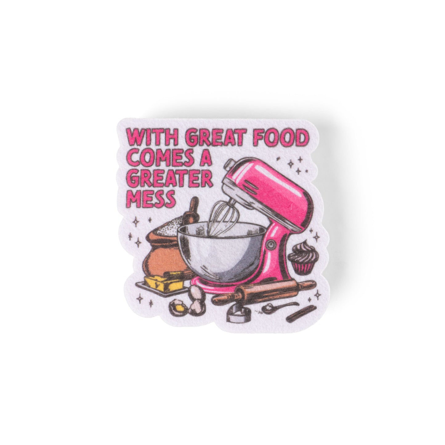 “Reluctant Homemaker kitchen sponge with printed design – B7 Boutique”
“Funny scrub sponge by Two Left Feet for everyday cleaning”
“Cheeky dish sponge with sarcasm for reluctant cleaners”