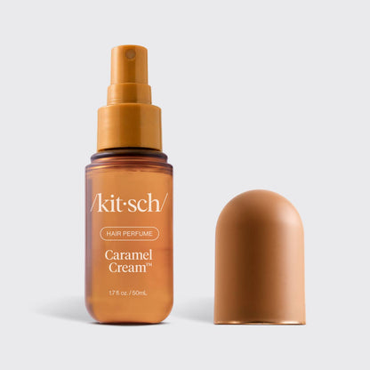 Kitsch Caramel Cream Hair & Body Perfume Mist | Salted Caramel Vanilla Deodorizing Fragrance Spray