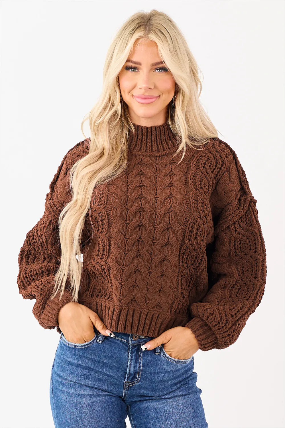 ~PREORDER~ Cocoa Cozy Cable Knit Sweater ~PREORDER~