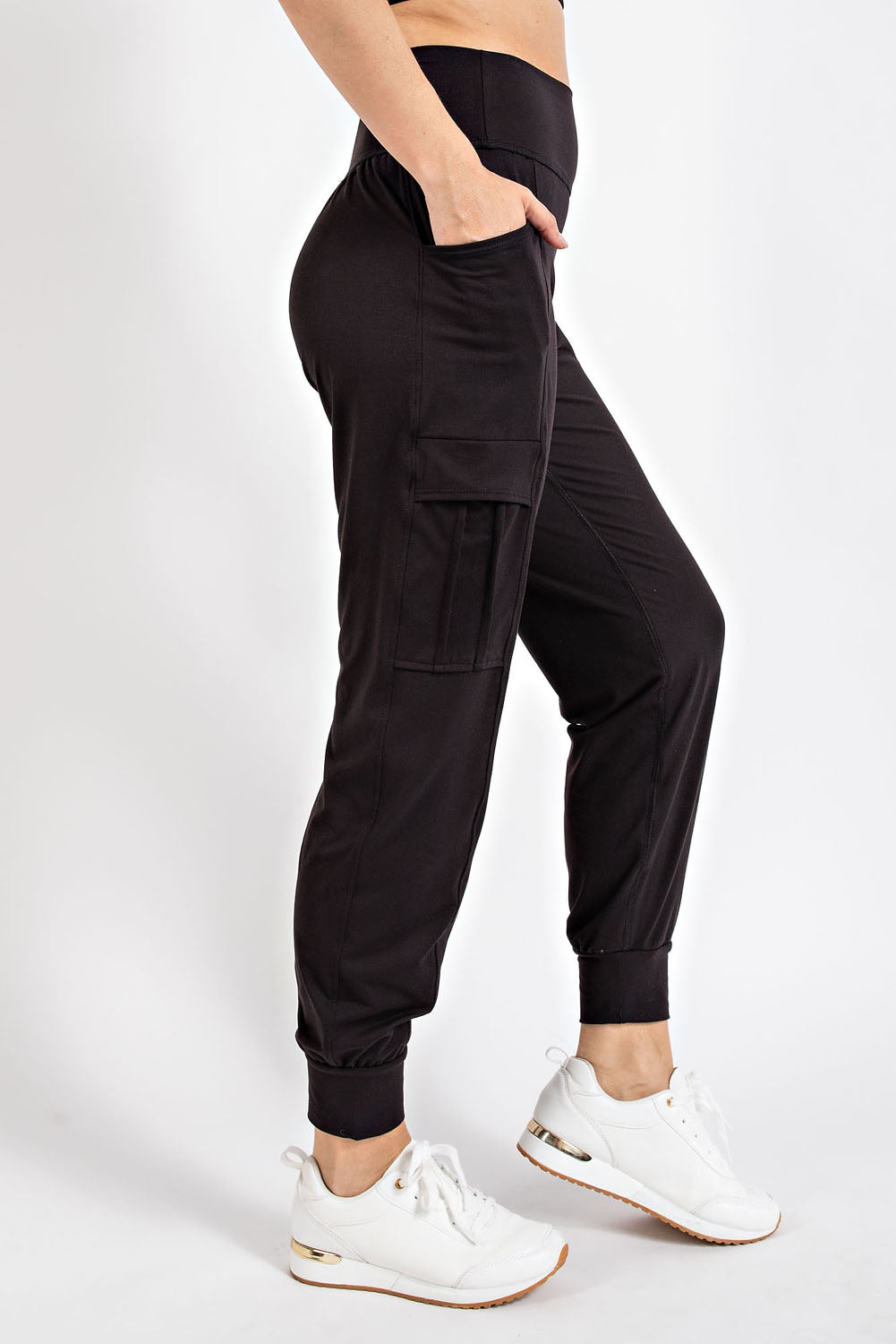 Butter Soft High-Waist Jogger Pants with Side Pockets | Everyday Comfy Joggers
