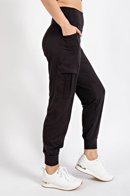 Butter Soft High-Waist Jogger Pants with Side Pockets | Everyday Comfy Joggers