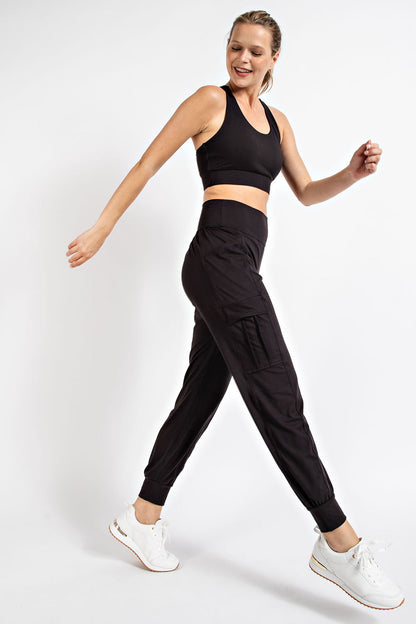 Butter Soft High-Waist Jogger Pants with Side Pockets | Everyday Comfy Joggers