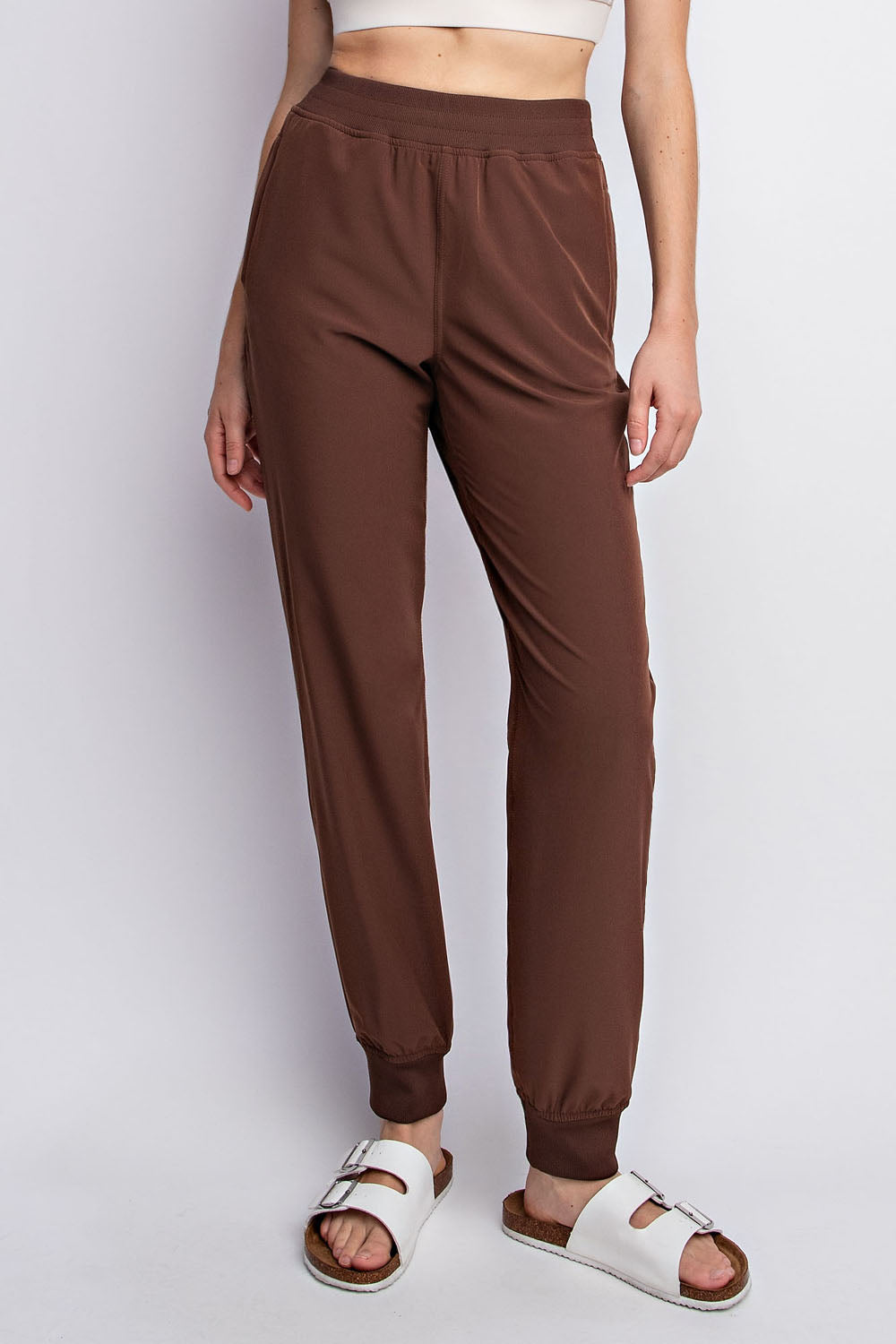 Oxford St. Woven Dance Studio Mid-Rise Full-Length Pants by Rae Mode | Effortless Style & All-Day Comfort