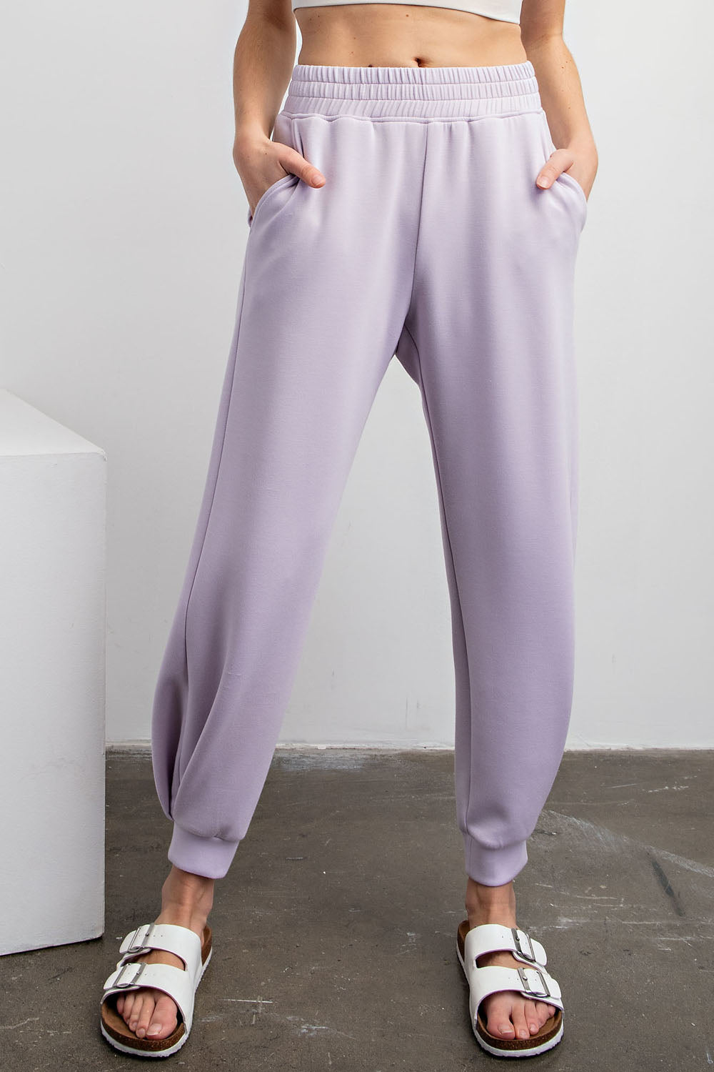 MODAL POLY SPAN FULL LENGTH JOGGER PANT RAE MODE