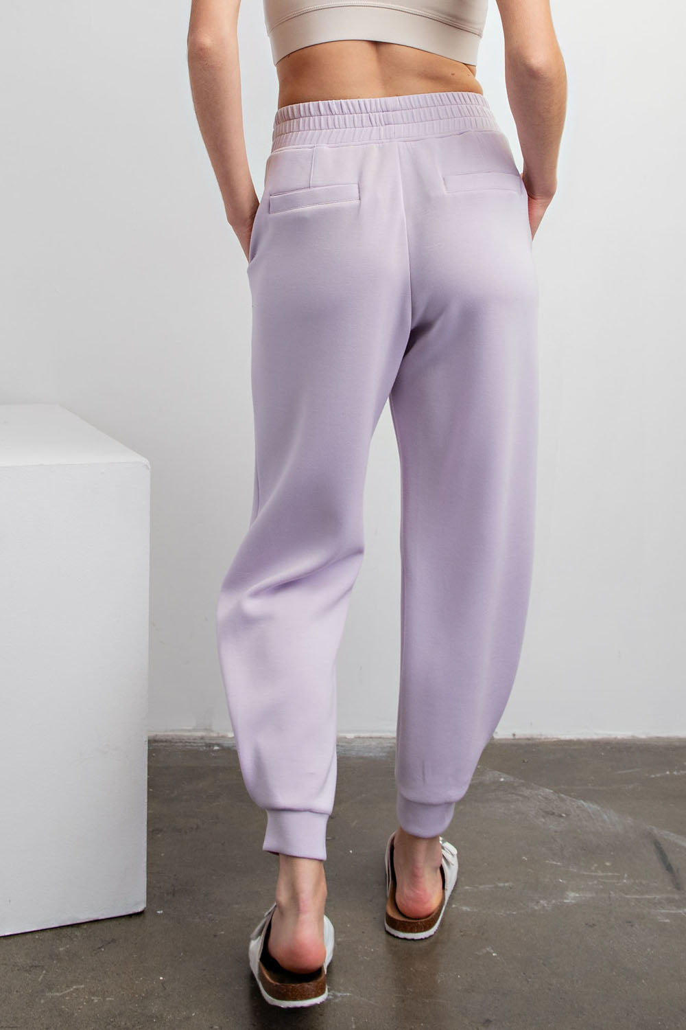 MODAL POLY SPAN FULL LENGTH JOGGER PANT RAE MODE