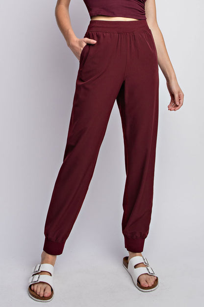Oxford St. Woven Dance Studio Mid-Rise Full-Length Pants by Rae Mode | Effortless Style & All-Day Comfort