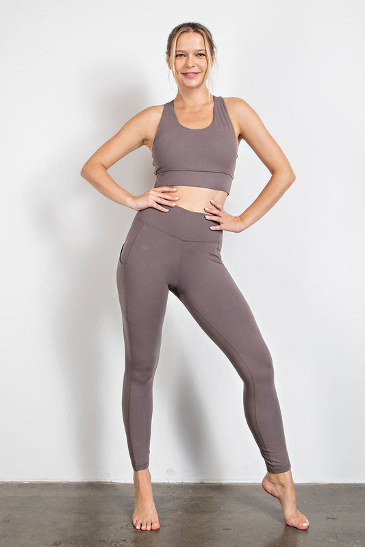 BUTTER BASIC LEGGING WITH POCKETS Rae Mode.