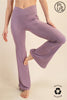 Rae Mode V-Waist Flare Yoga Pants with Pockets | Everyday Curve Pocket Flare Pants