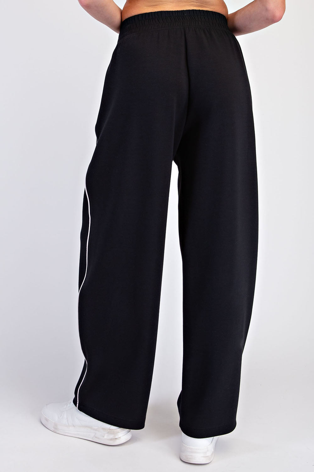 Luxe Line Scuba Baggy Pants | Rae Mode Modal Scuba Piping Pants