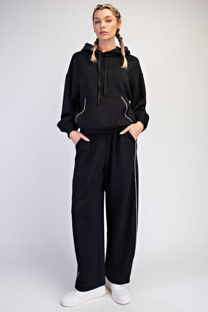 Luxe Line Scuba Baggy Pants | Rae Mode Modal Scuba Piping Pants