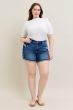 Dad Short w/ Destroy Yoke Pocket (Cell Phone Pocket) Judy Blue Shorts