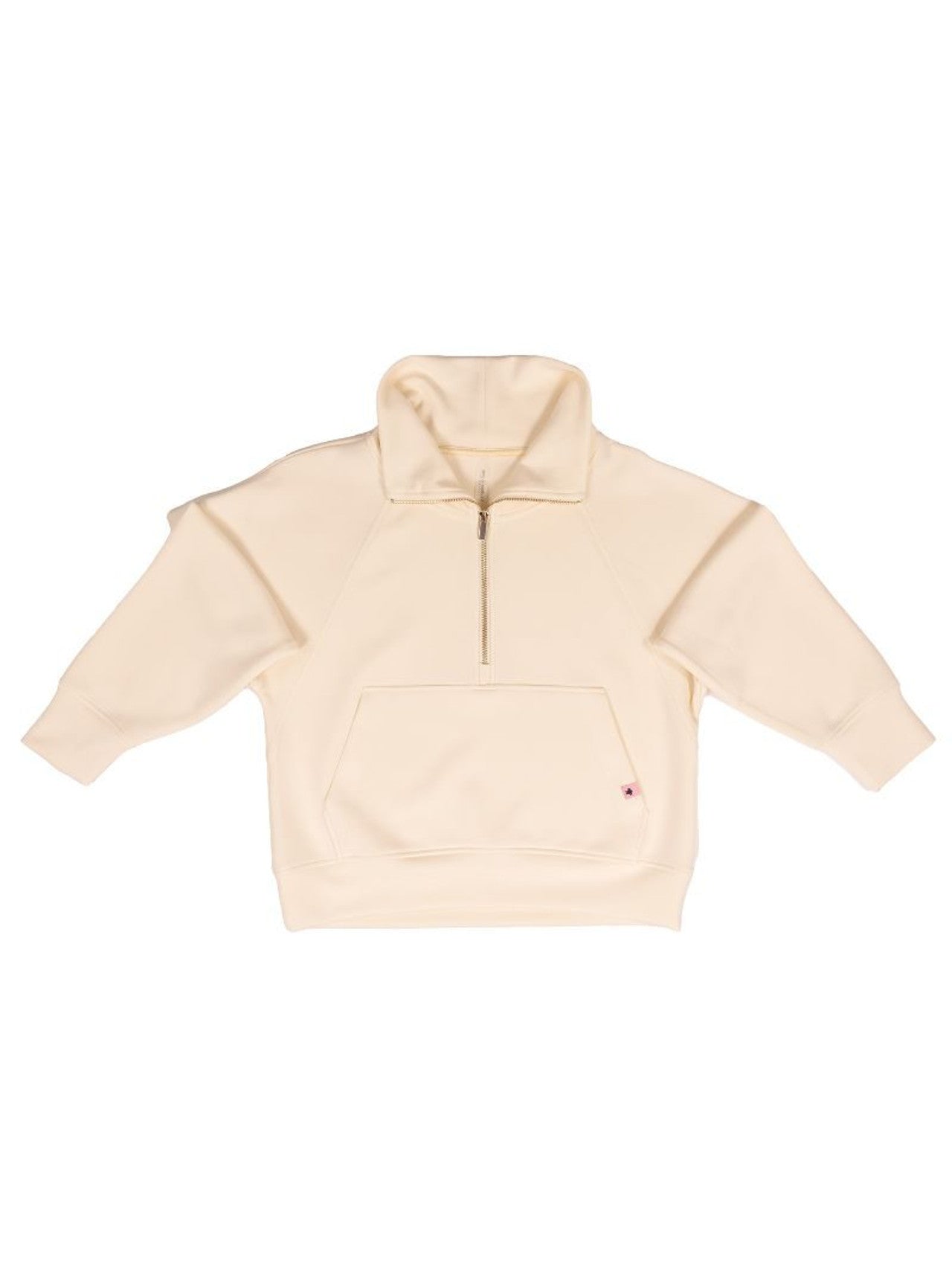 “Half-Zip Hi-Low” Cropped Pullover – Simply Southern Modal Luxe