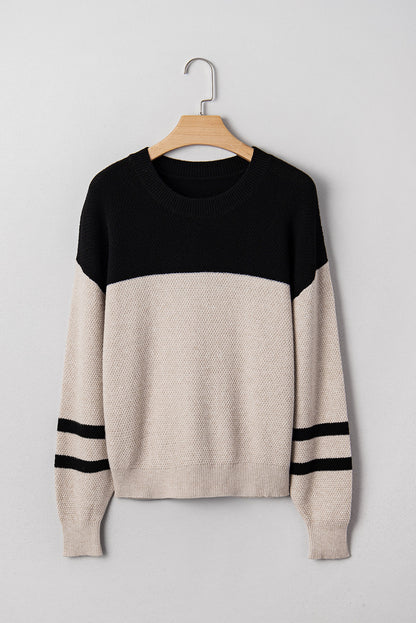 City Chic Color Block Sweater