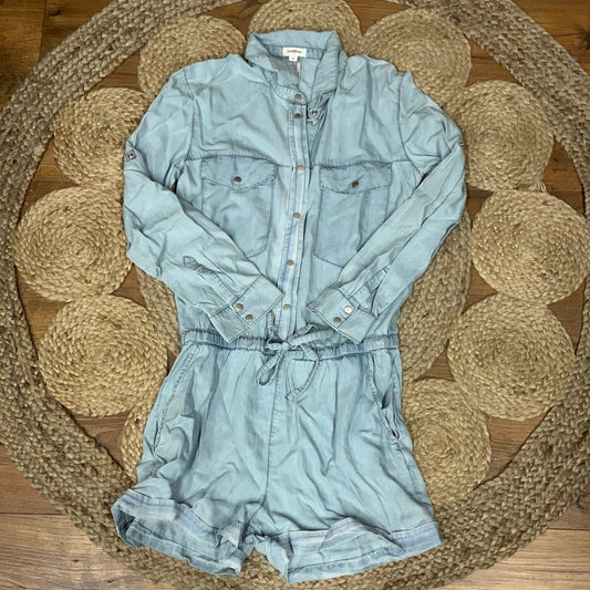 Blue Jean Baby Denim Romper