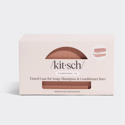 Kitsch 4-Compartment Travel Case – Chic & Sleek Organizer for Beauty + Hair Essentials